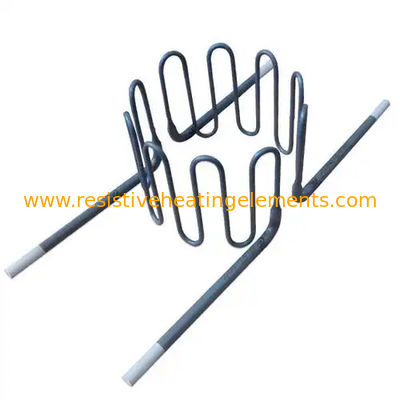 300W-3000W MoSi2 нагревательный элемент 1800C Моли дизилицид спиральная форма